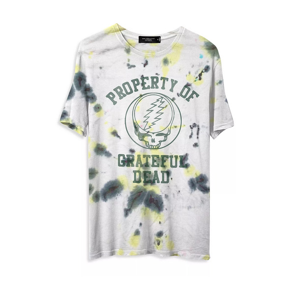 Junk Food Grateful Dead Paint Splatter Graphic Tee Tie Dye Size L 4083 - Picture 1 of 1